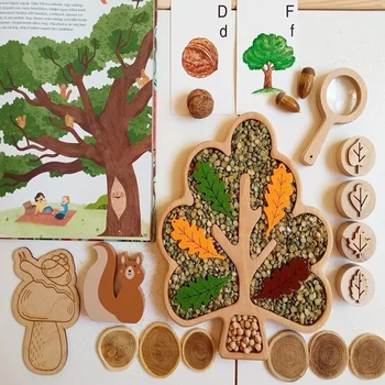 Montessori zaslon Osjetljiv na Pladanj Dječji Prirodno-Znanstvena Edukacija Obrazovanje zaslon Osjetljiv na Bazen Roditelj-dijete Igre Polica Igre Kuća Igračke