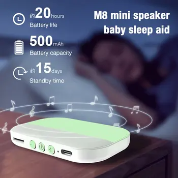 Prijenosni Bluetooth 5,2 Zvučnik Bežični Koštane Vodljivosti Muzička Kutija Mini Stereo Player Ispod Jastuka Poboljšava Potporu Sna, TF Kartica