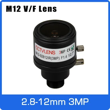 3 Megapiksela Objektiv za video Nadzor sa Promjenjivom Žarišnom udaljenošću 2,8-12 mm M12 Nosač 1/2.7-inčni Ručno Fokusiranje i Zumiranje Za 720 P 1080 P IP/AHD Kamere Besplatna Dostava