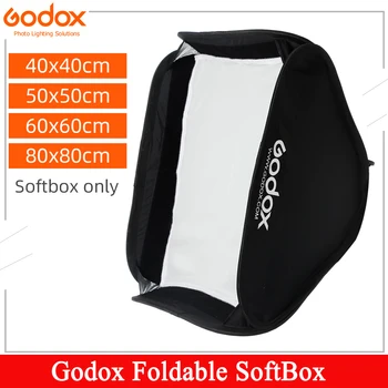 Godox 40x40 cm torba 50x50 60x60 cm cm 80x80 cm Sklopivi софтбокс Bljeskalica Speedlite Софтбокс za S-tipa Nosač pogodan za pričvršćivanje Bowens Elinchrom