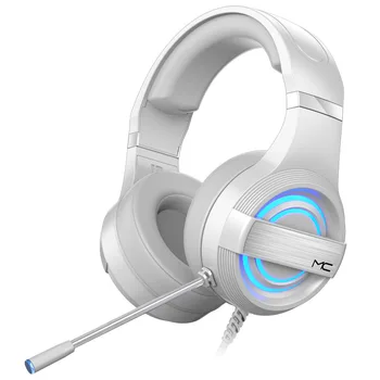 Gaming Slušalice Slušalice Dubok Bas Stereo žičane igra Slušalice Mikrofon s pozadinskim osvjetljenjem za PS4 telefon PC Laptop