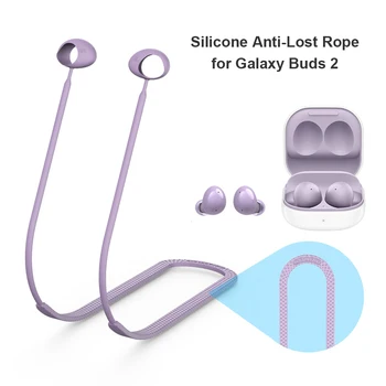 Anti-Izgubio Remen za slušalice za Samsung Galaxy Buds 2, Držač za slušalice, Ropes Kabel, Slušalice, Silikon Kabel za vrat, Pribor