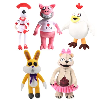 35 cm Tamna je Varanje Plišani Ljubimci Igra Horor Figurica od samta Lutka Animaciju Piletina Svinja Zec Panda Plišane Igračke Dječji Božićni Pokloni